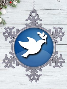 Peace Dove Snowflake